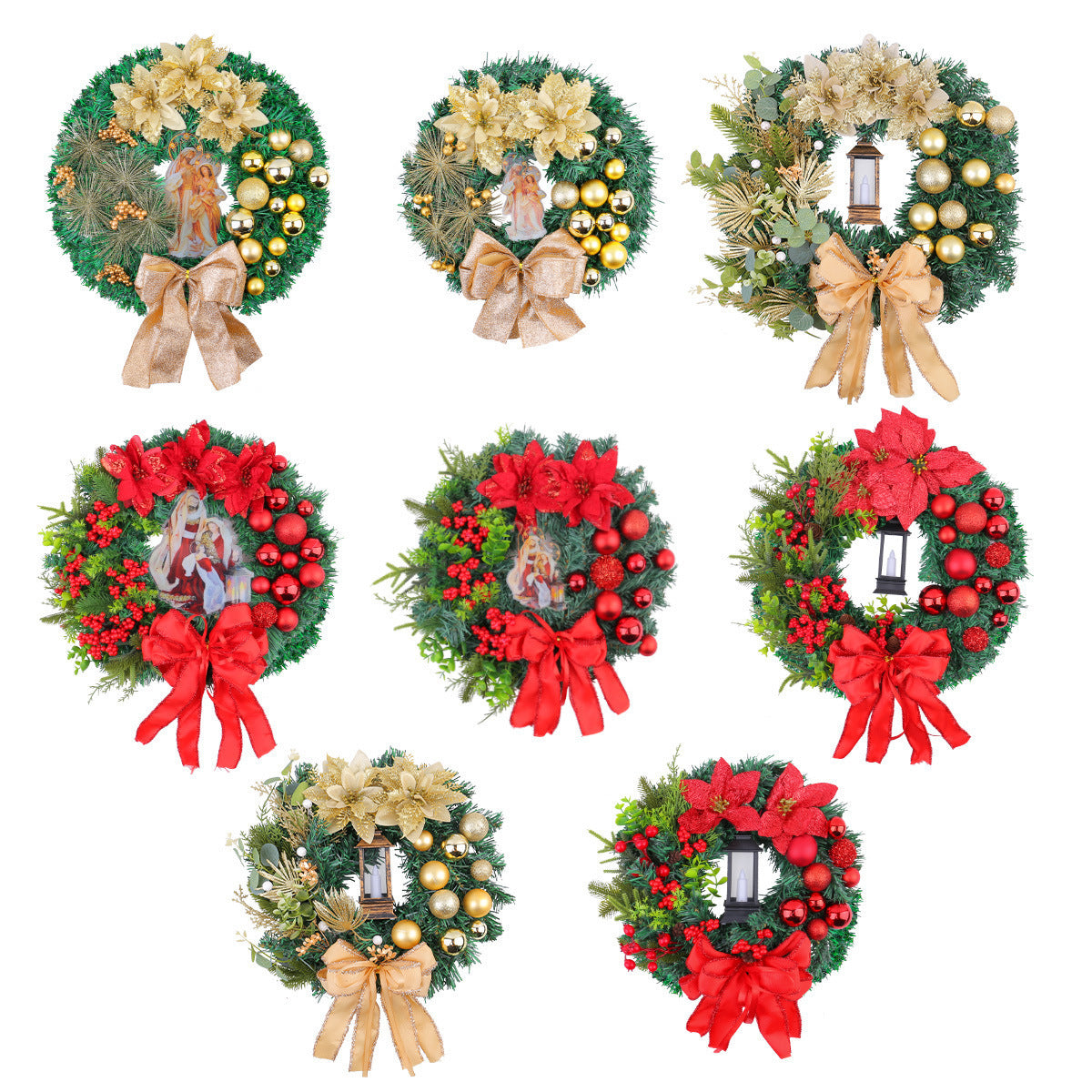 Holiday Floral Wreath & Garland – Semi-Handmade Christmas Decor