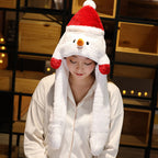 Movable Plush Xmas Hat