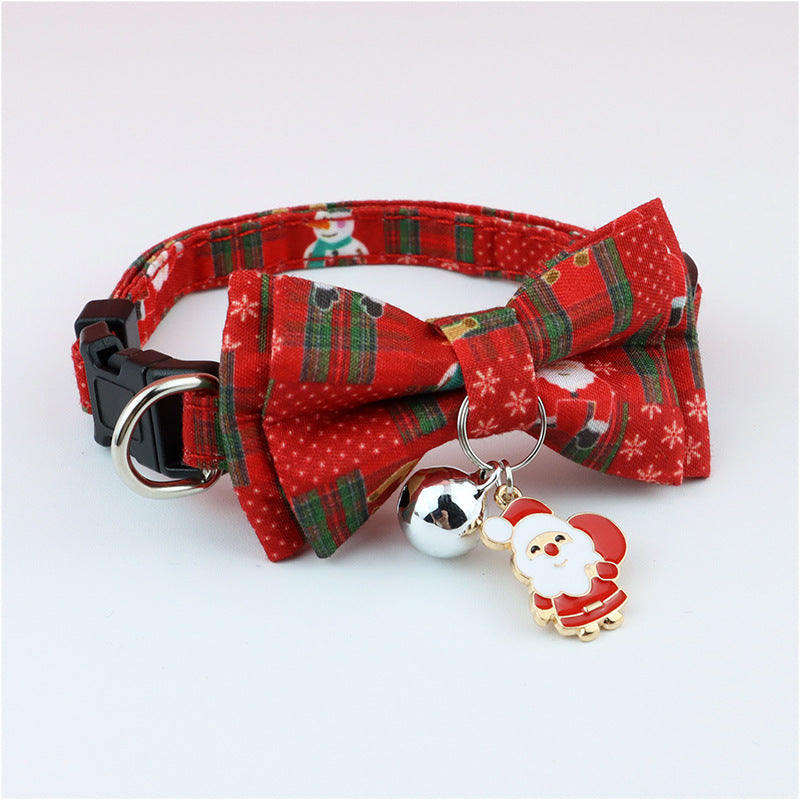 Christmas Bow Collar