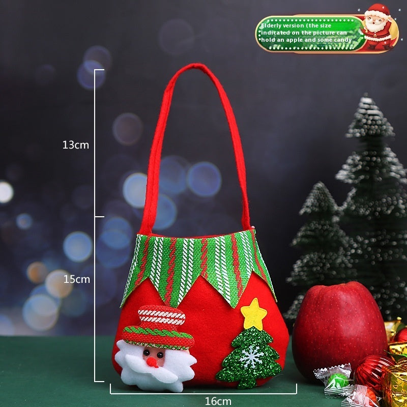 Christmas Mini Gift Tote Bag – Santa & Friends