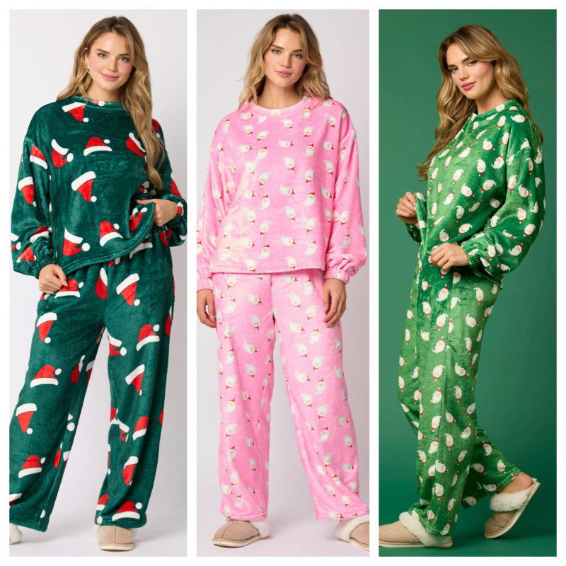 Women’s Flannel Christmas Pajama Set