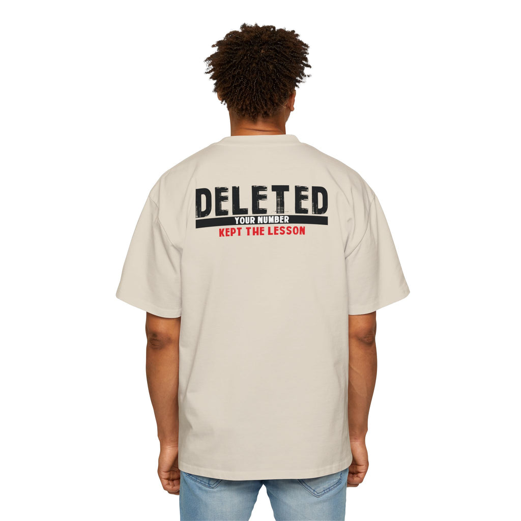 Deleted Text Tee | 'Deleted Your Number Kept The Lesson
