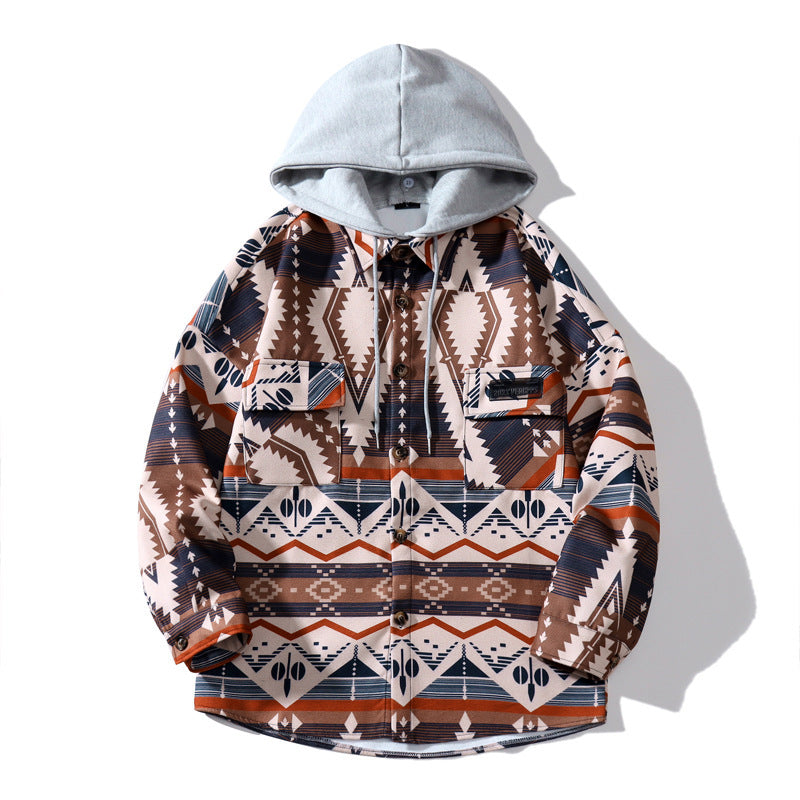 Men's Ethnic Style Long Sleeve Shirt