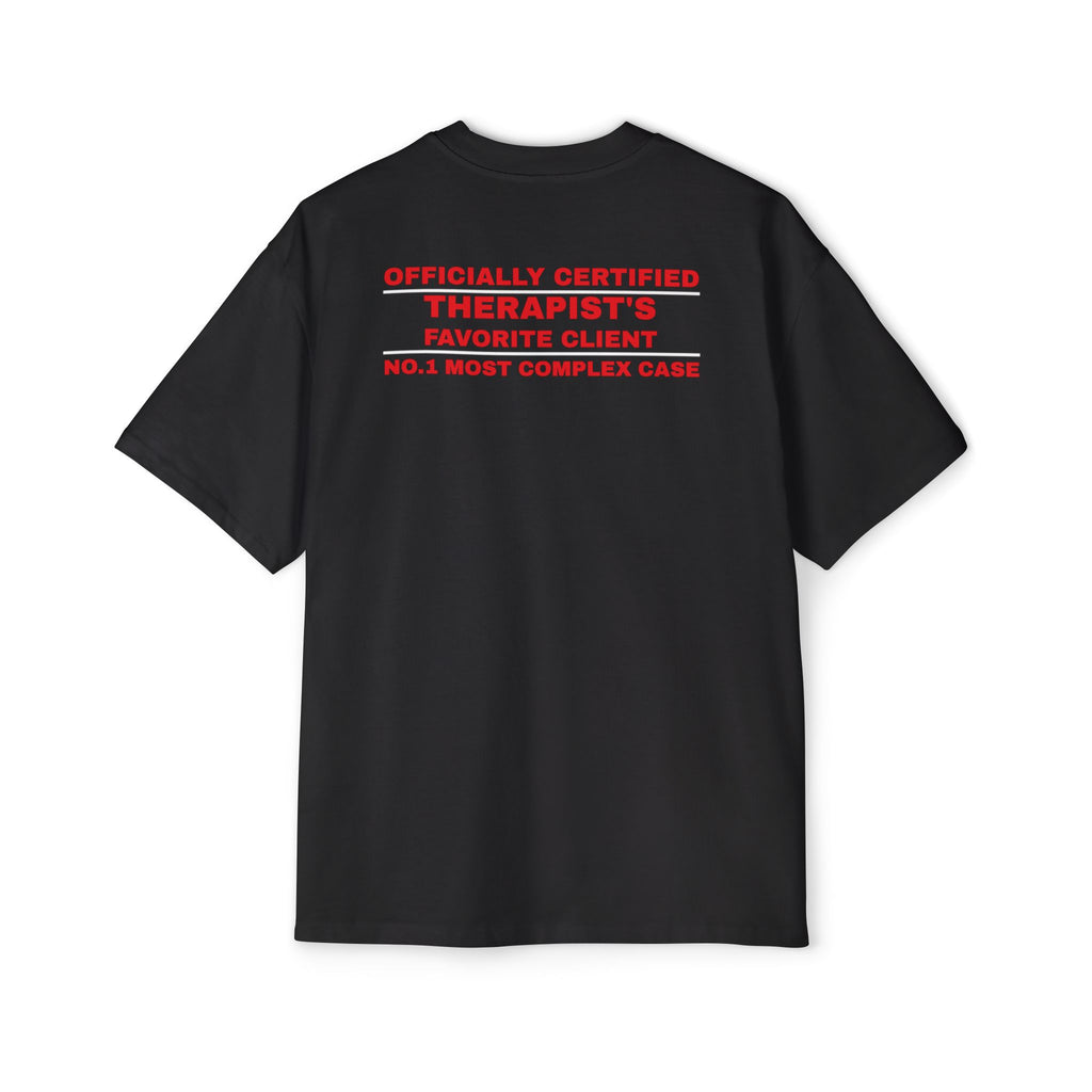 Officially Certified Therapist's Favorite Client Tee | White Graphic T-Shirt