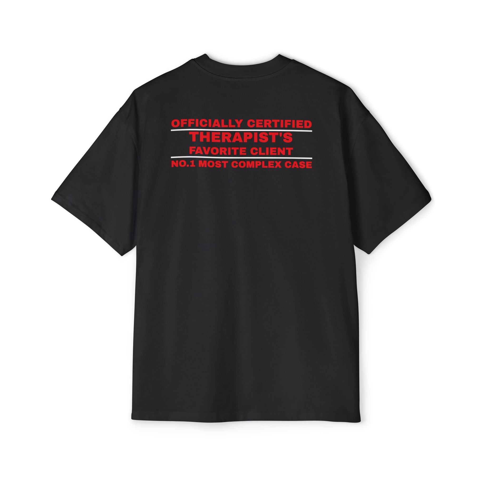 Officially Certified Therapist's Favorite Client Tee | White Graphic T-Shirt