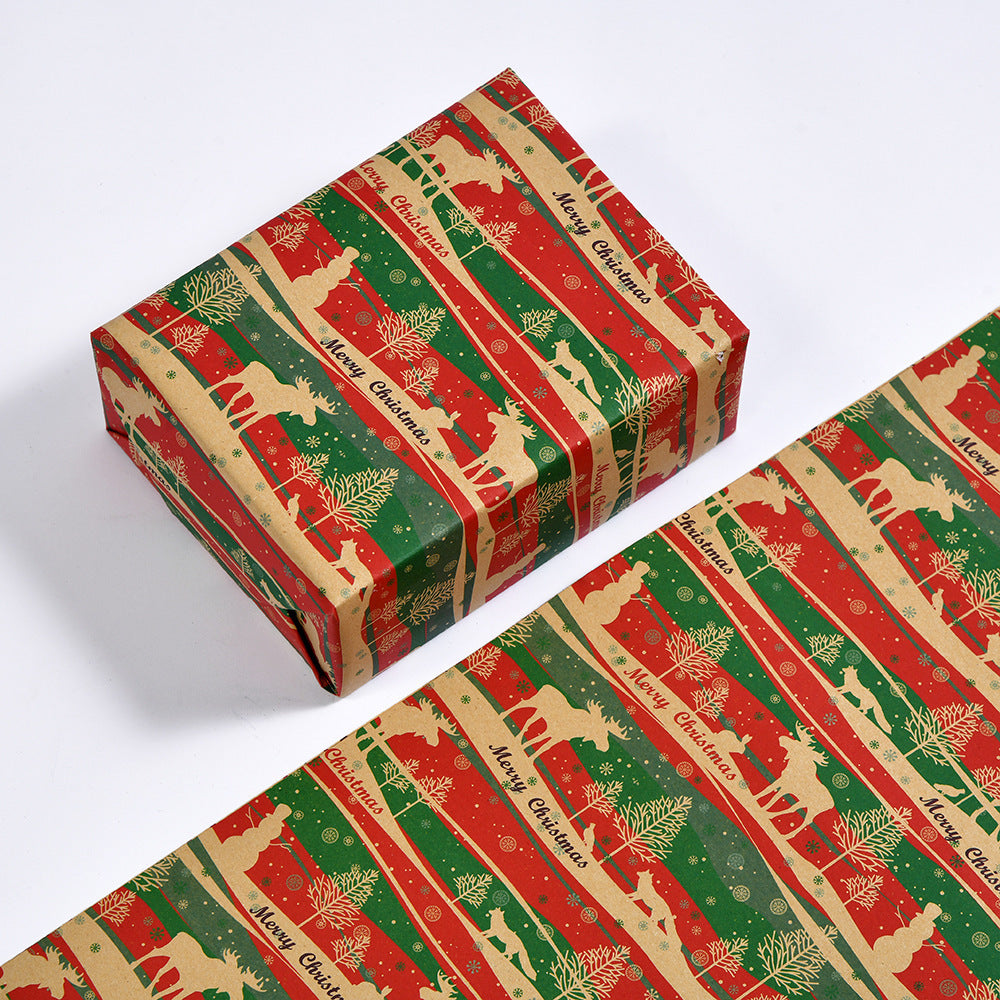 Christmas Kraft Wrapping Paper