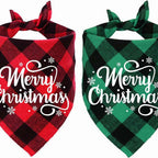 Christmas Pet Plaid Scarf