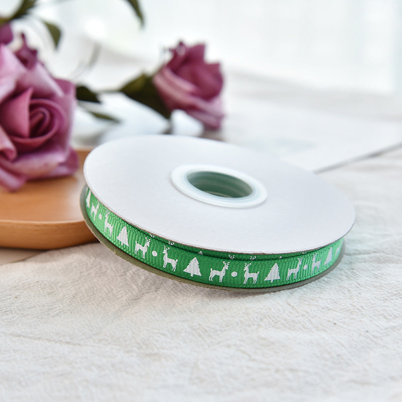 Christmas Printed Ribbon Roll