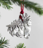 Antique-Style Tin Holiday Pendants – Christmas Tree Decor