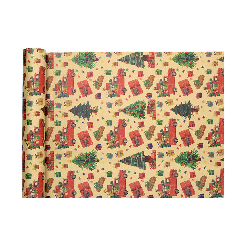 Printed Holiday Wrap Paper