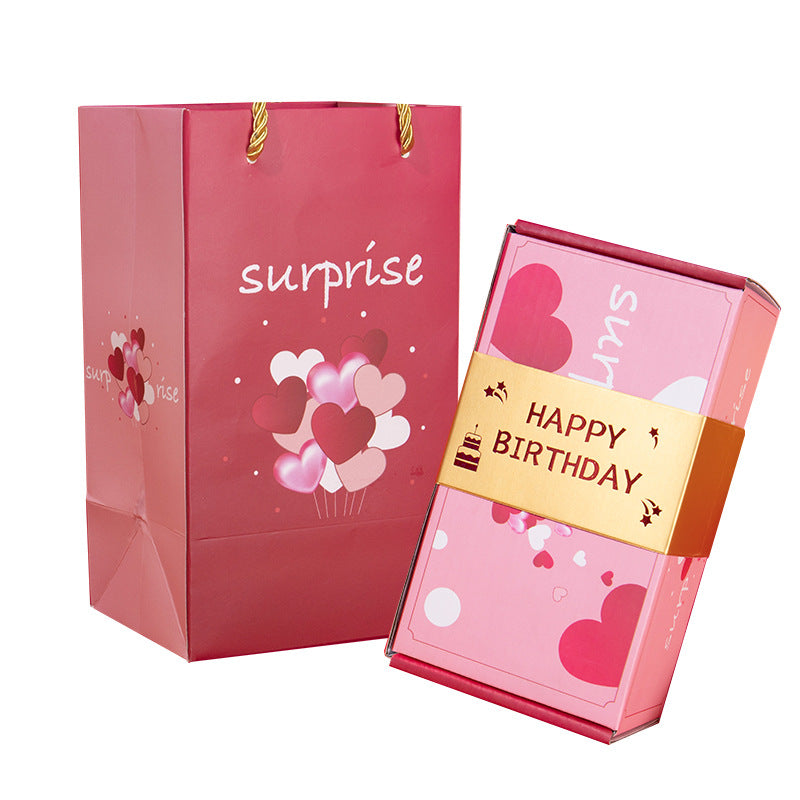 Surprise Box Gift Box Explosion Gift Box Surprise Bounce Box Diy Folding Paper Box Money Box Birthday Christmas Anniversary Gift