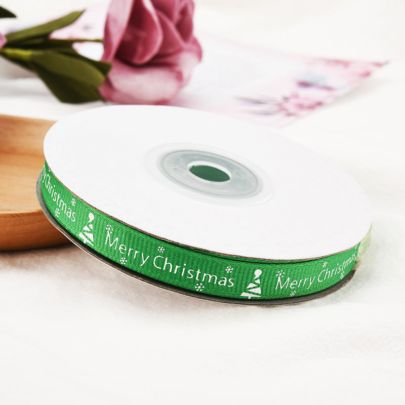 Christmas Printed Ribbon Roll