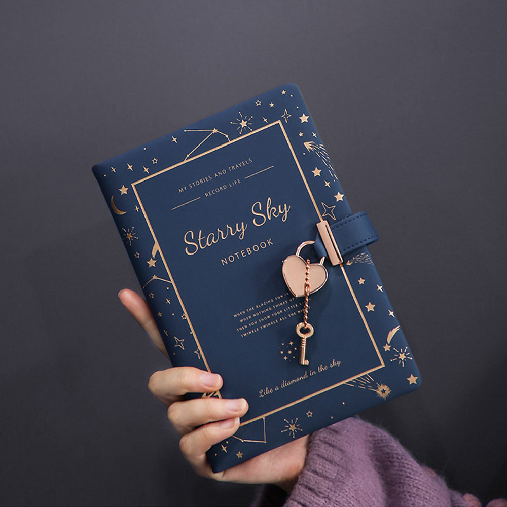 A5 Password Book Love Lock Diary