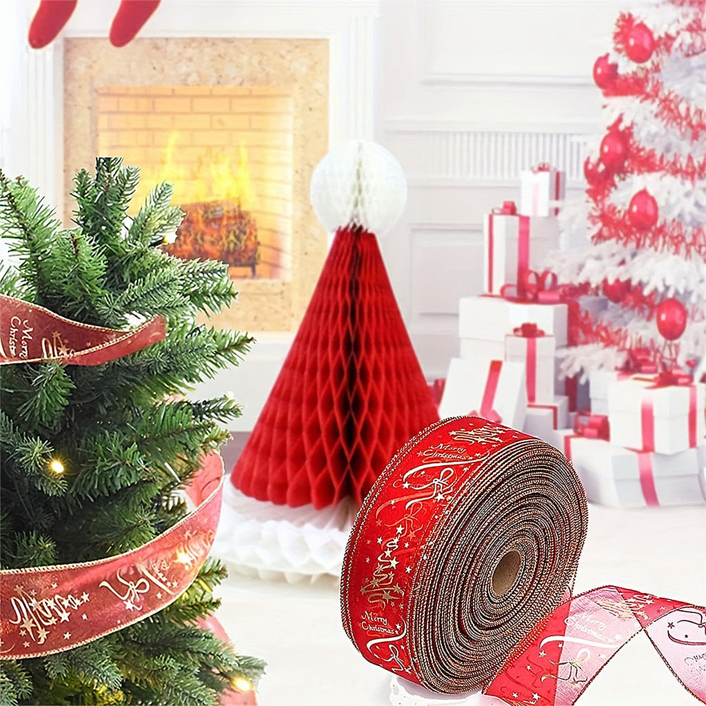 Merry Glow Christmas Ribbon Rolls