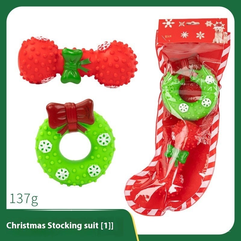 Festive Dog Chew & Play Gift Set