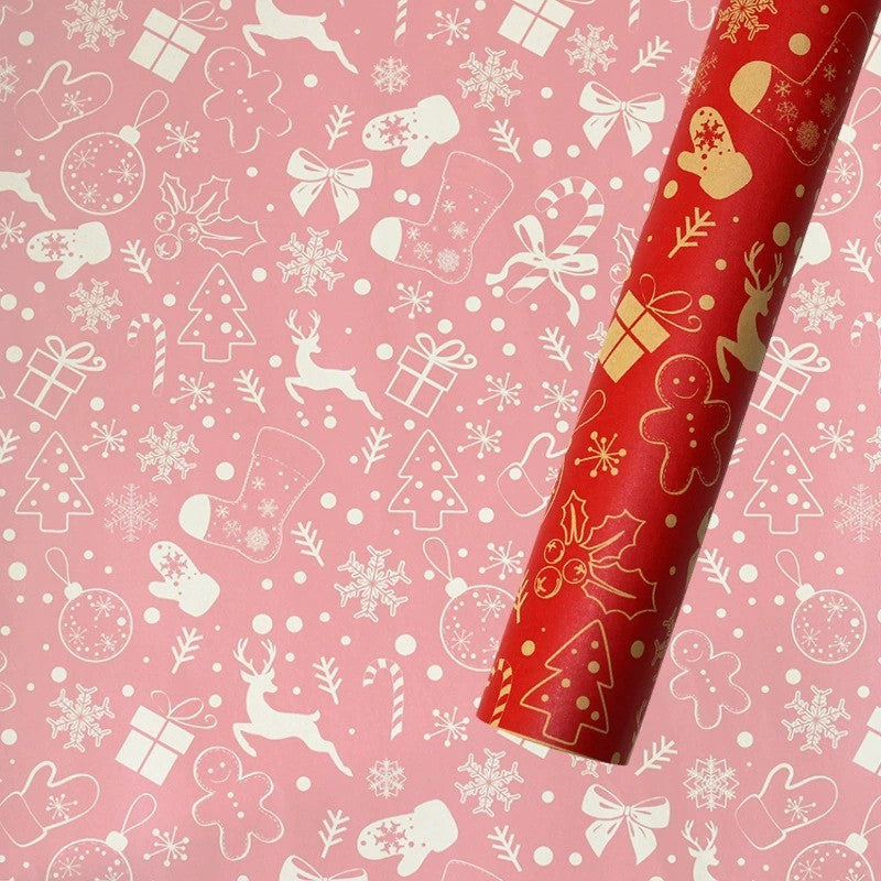 Printed Holiday Wrap Paper