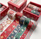 Christmas Pattern Paper Tape Set