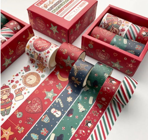 Christmas Pattern Paper Tape Set