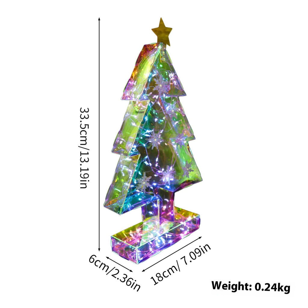 Christmas Decorative Lights Scene Atmosphere Layout