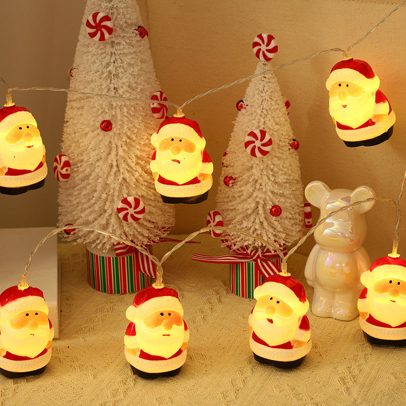 LED Christmas Light String – Santa & Snowman Series