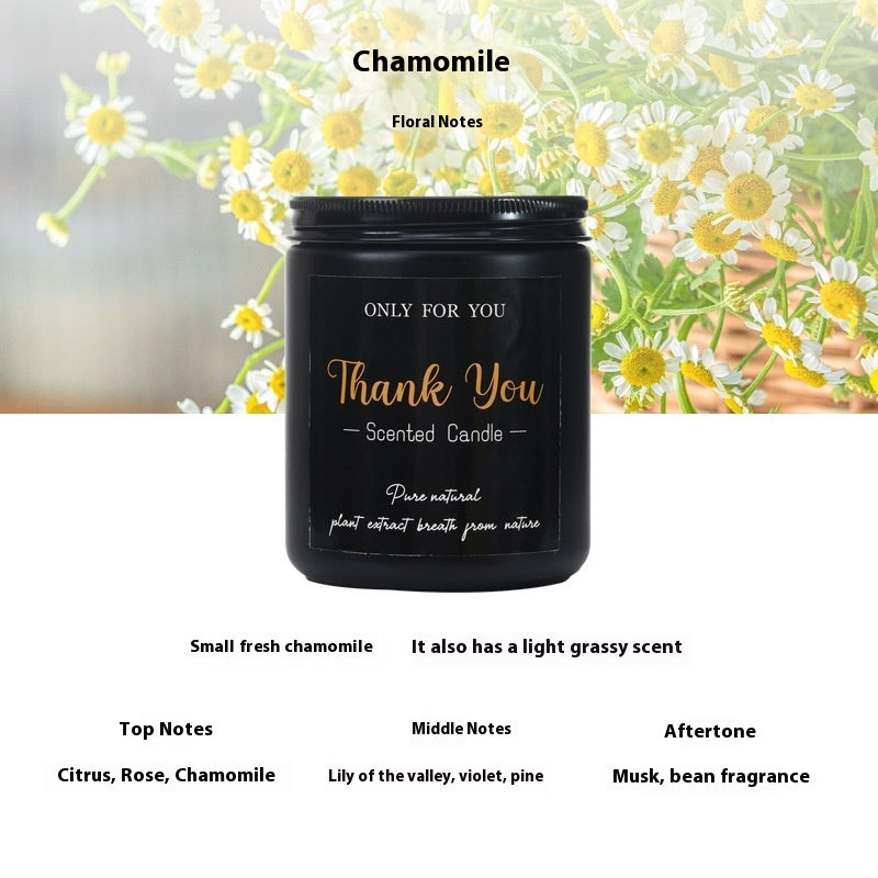 Black Glass Aroma Candle