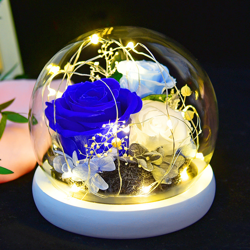 Flower Glass Dome Gift