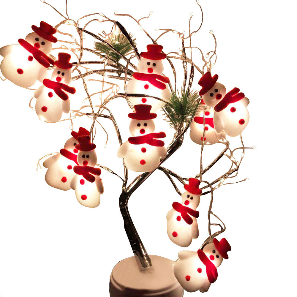 Snowman LED Garland String Fairy Lights
