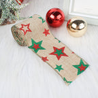 Festive Linen Webbing Ribbon