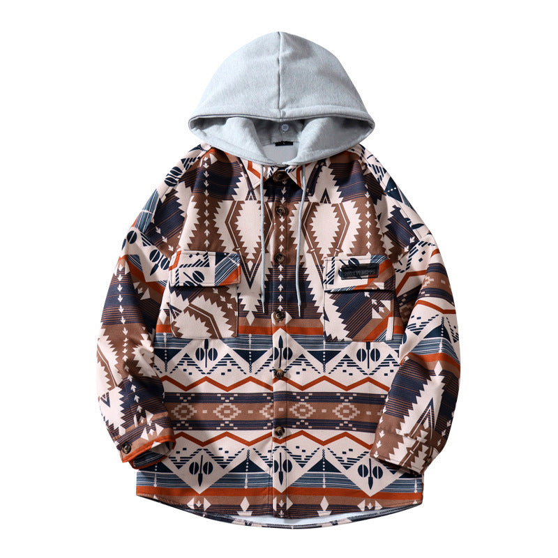 Men's Ethnic Style Long Sleeve Shirt