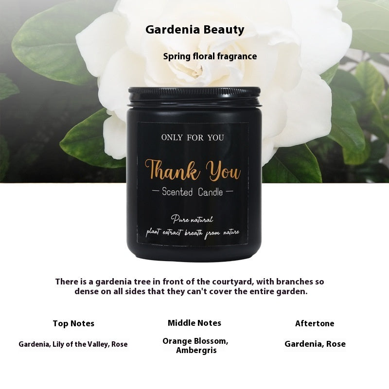 Black Glass Aroma Candle