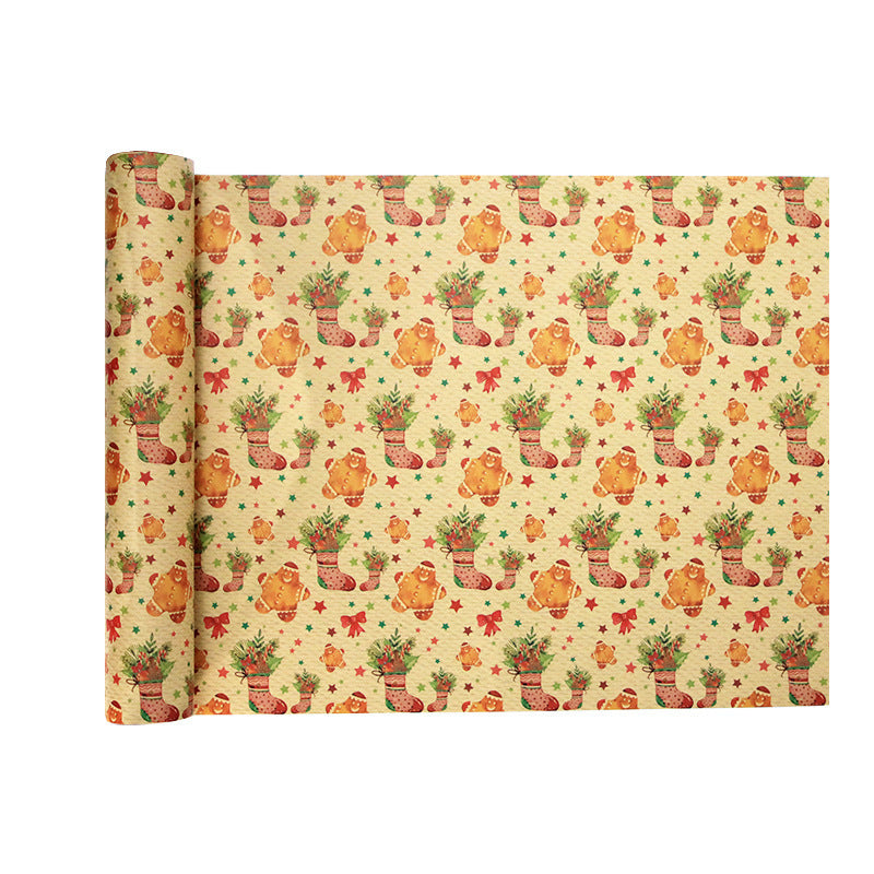 Printed Holiday Wrap Paper
