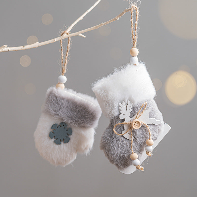 Soft Plush Christmas Hanging Ornaments Set