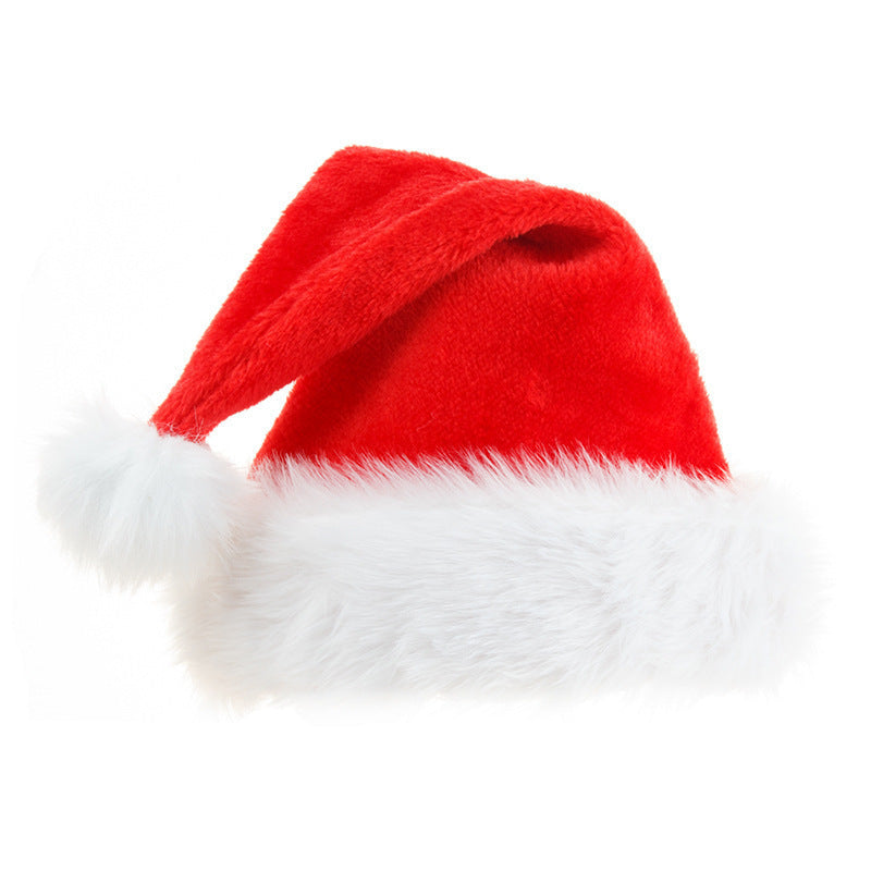 Thick Plush Santa Hat