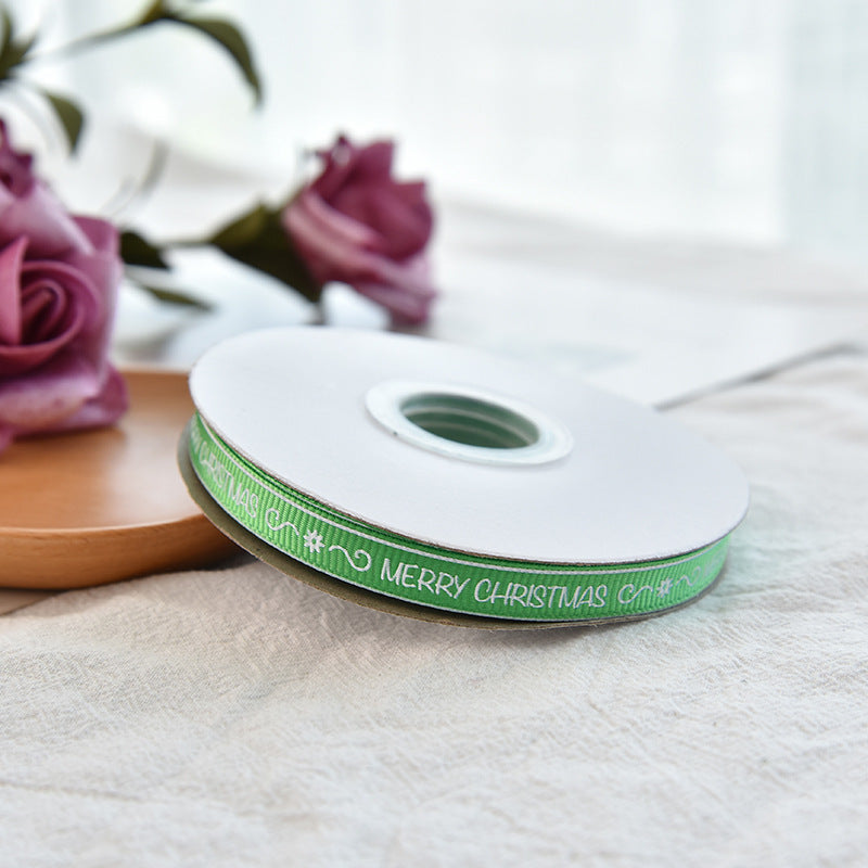 Christmas Printed Ribbon Roll