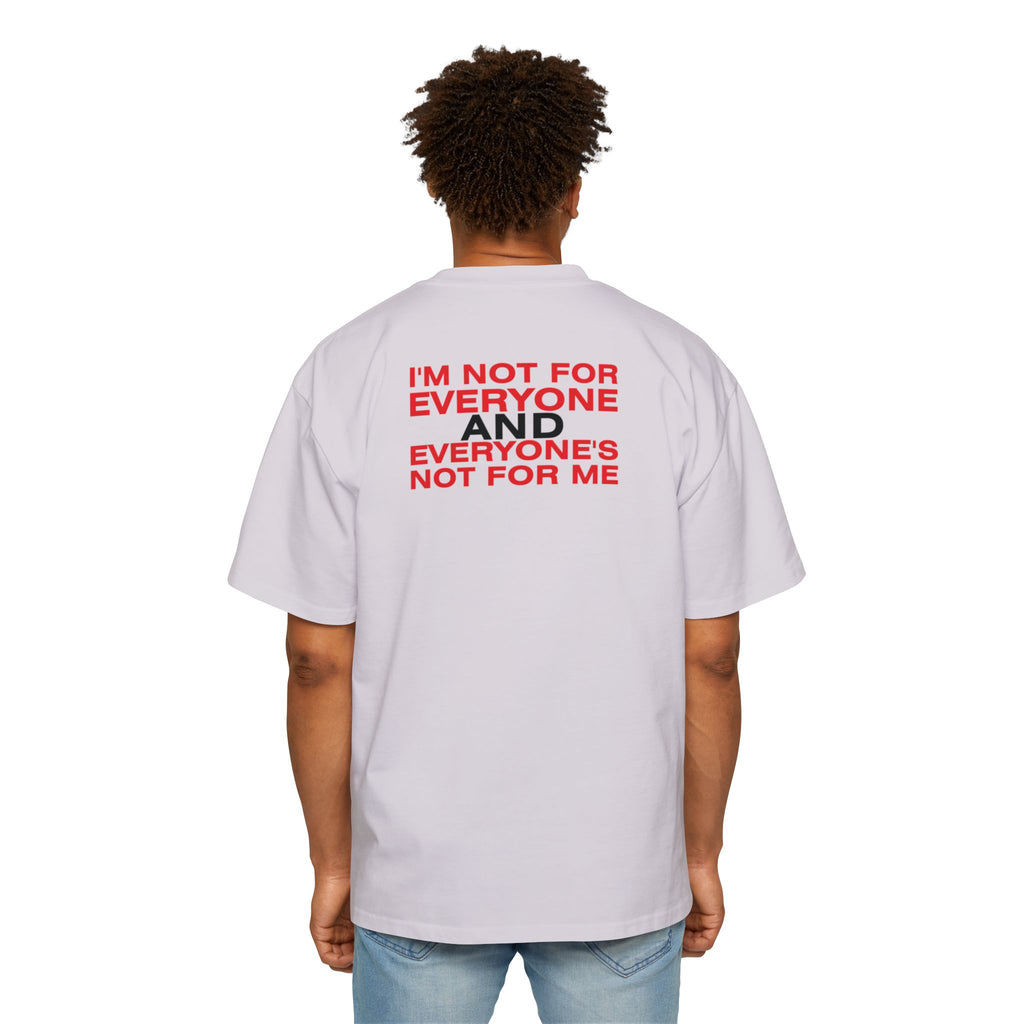 Not For Everyone Typography T-Shirt | Statement Red Text Tee