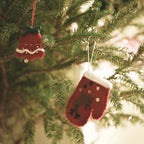Cute Gloves Felt Ornaments Christmas Tree Holiday Decorative Ornaments