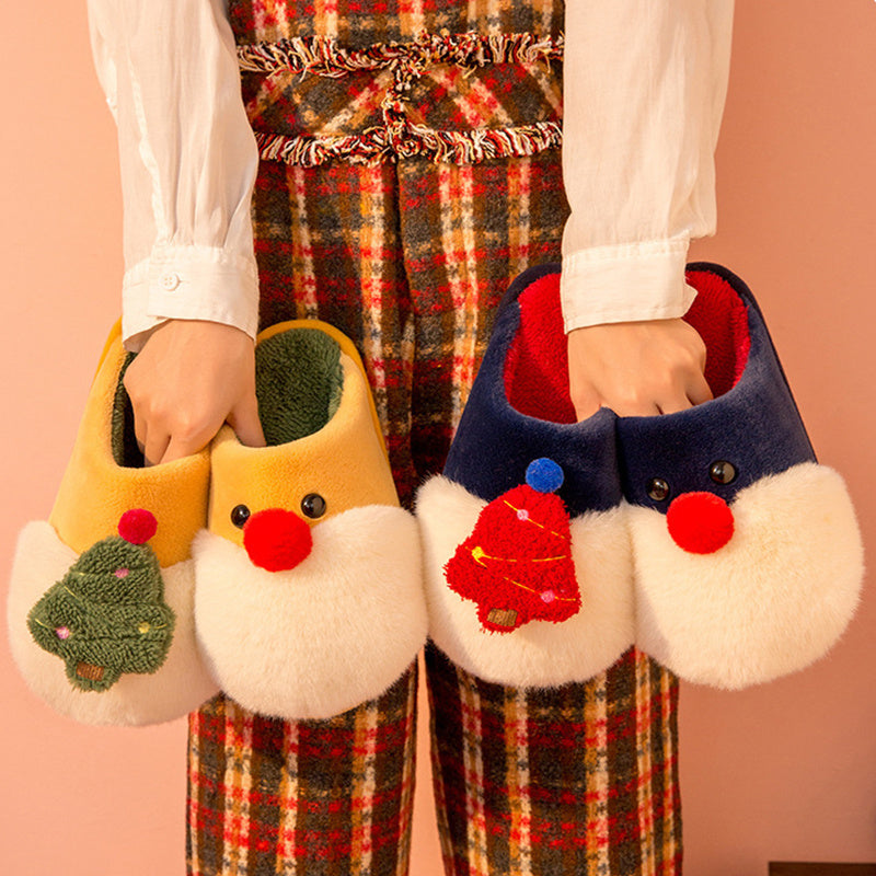 Holiday Plush Slippers