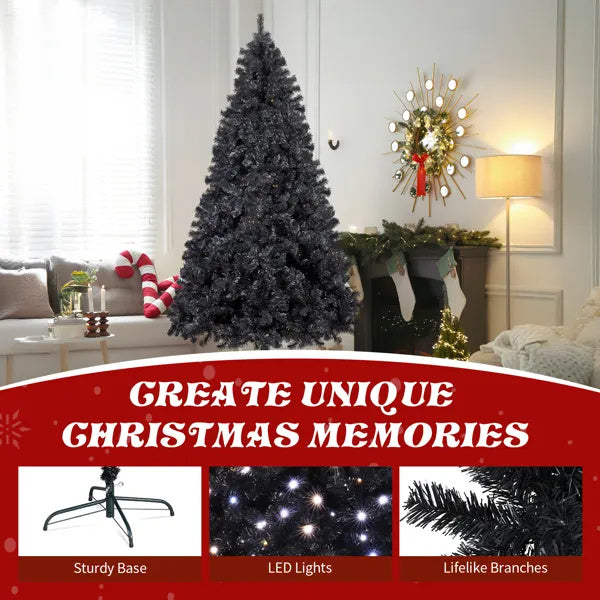 Classic 7.5FT Artificial Holiday Tree with Warm White Lights