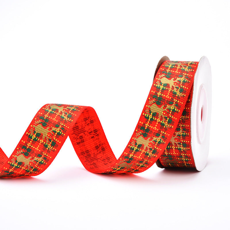 Christmas Printed Ribbon Roll