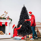 Classic 7.5FT Artificial Holiday Tree with Warm White Lights