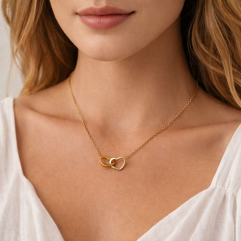 Rose Jewelry Box Round Magnetic Christmas Necklace