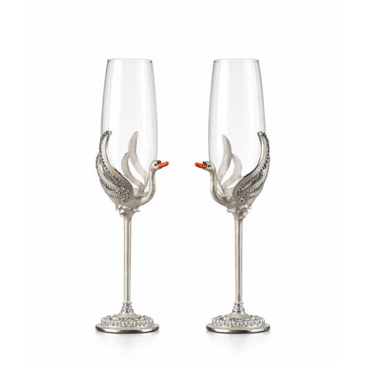 Swan Champagne Glass