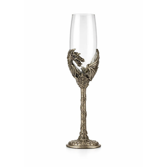 Alloy Dinosaur Champagne Glass Goblet