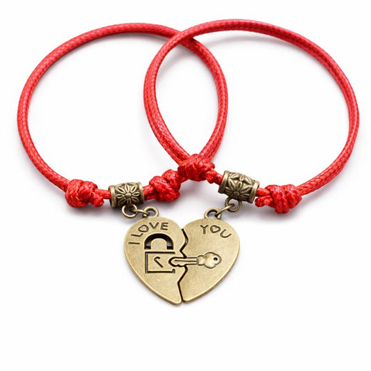 Couple Heart Bracelets