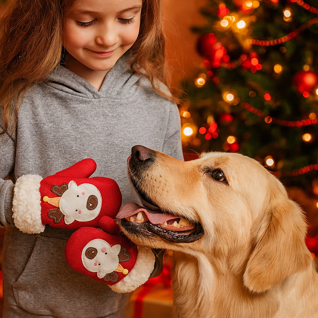 Cozy Cartoon Mittens