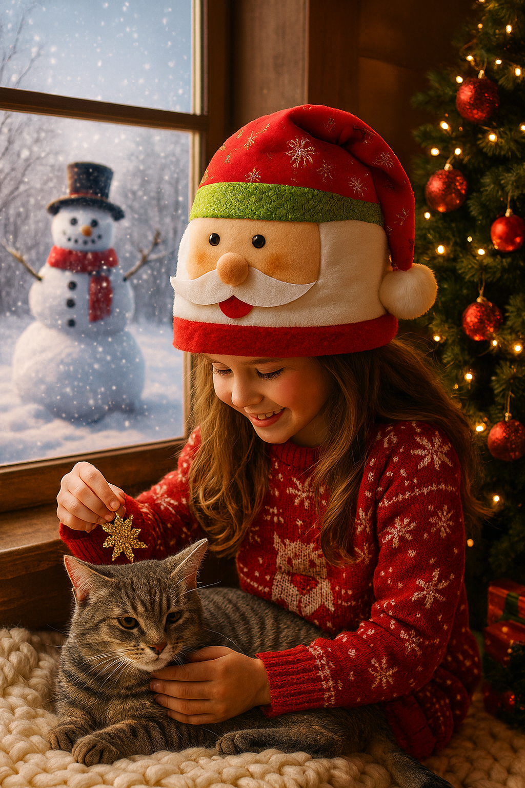 Festive Cartoon Xmas Hats