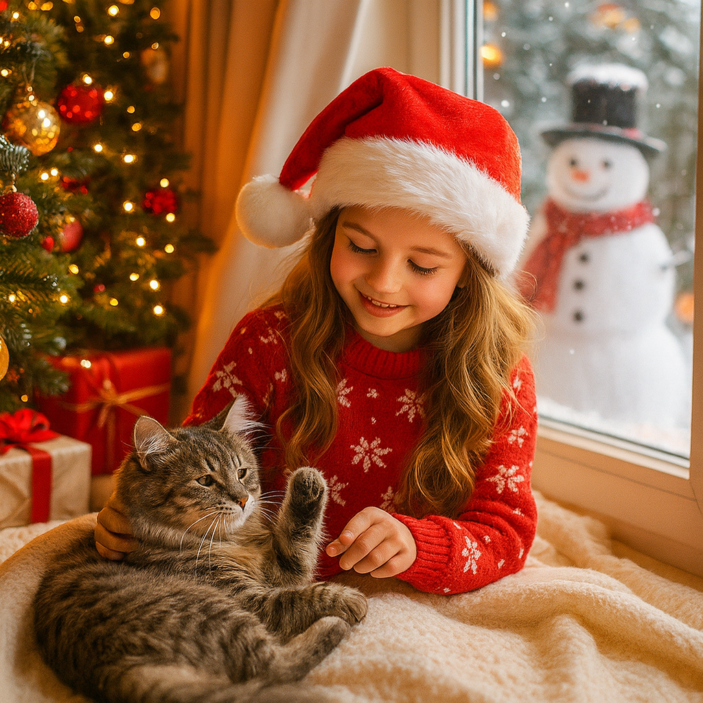 Thick Plush Santa Hat