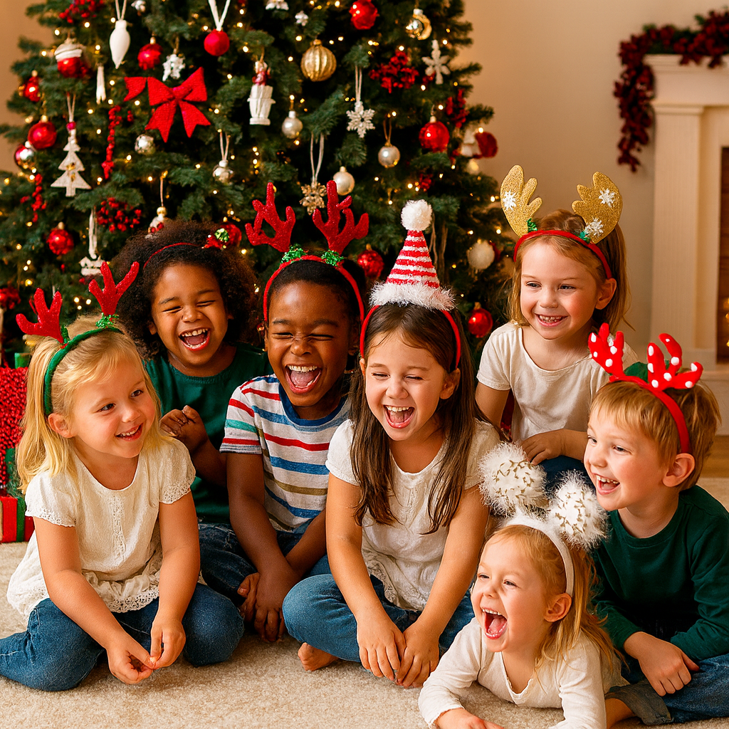 Snowflake Antler Christmas Headband