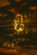 Christmas Decorations With Lights Vine Ring Garland Pendant