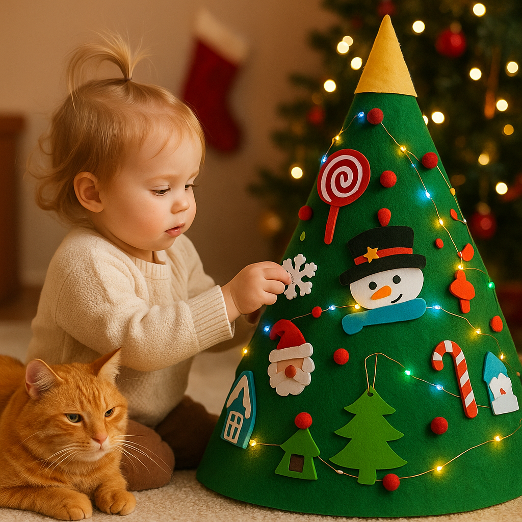 Felt Kids Christmas Tree